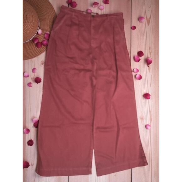 a.n.a. Jeans size 16 Hawthorne Rose Red High Rise Wide Leg Easy Thru Hip & Thigh - Picture 2 of 5